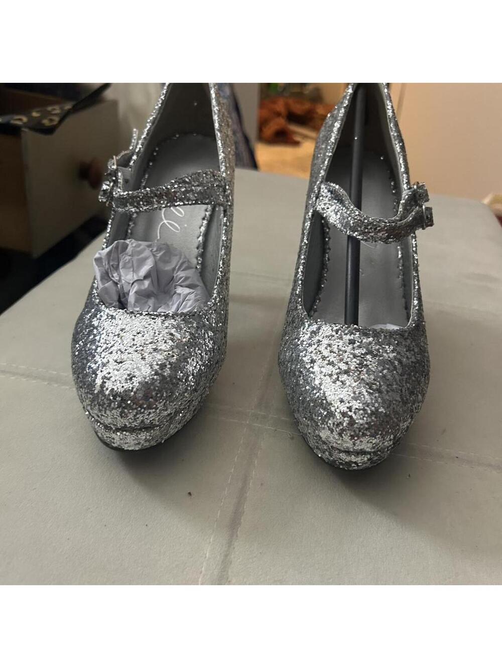 Ellie Shoes Women's Silver Court